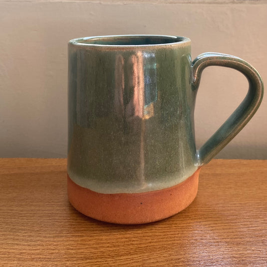 Taza Grande de Ceramica Gres 500 ml (color verde)