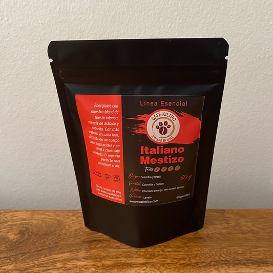 Café Italiano Mestizo, tueste intenso 50gr