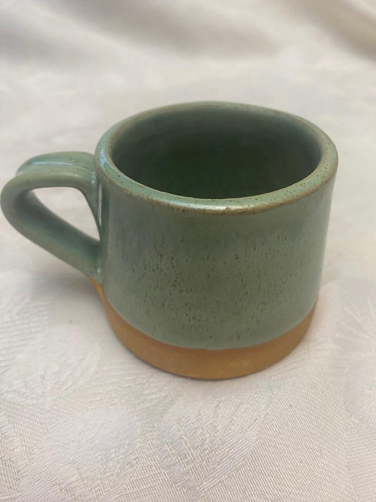 Taza de Ceramica Gres (color verde)