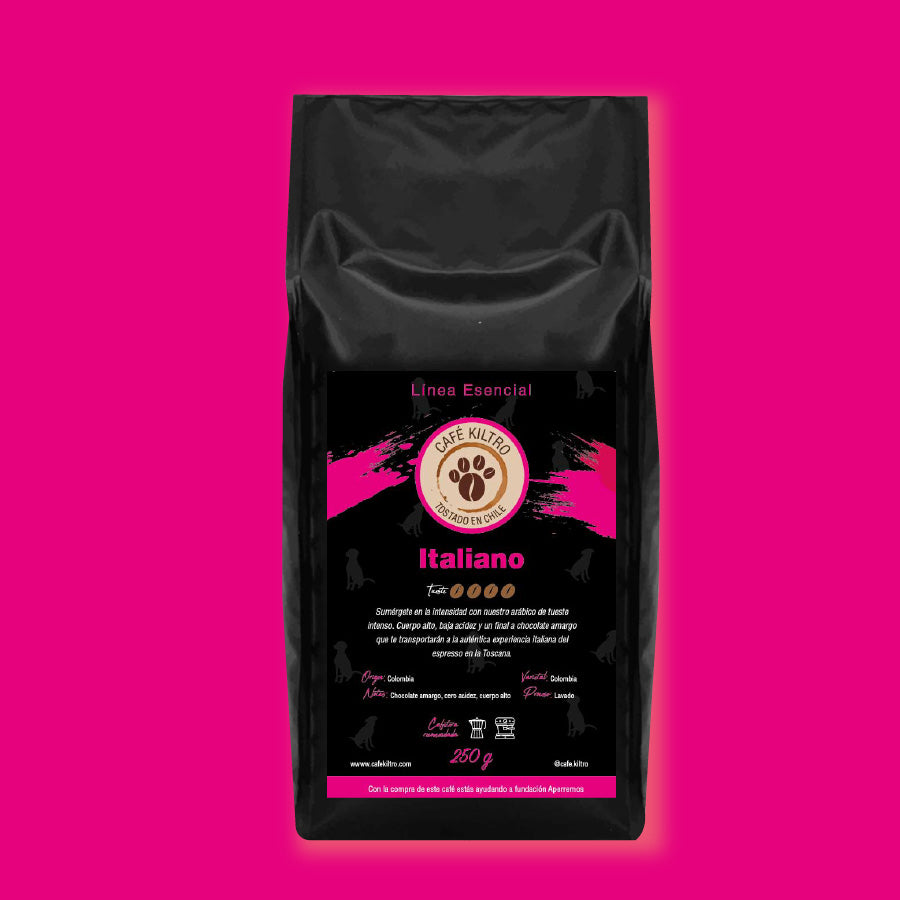 Café Italiano, tueste intenso (250gr, 500gr y 1.000 gr)
