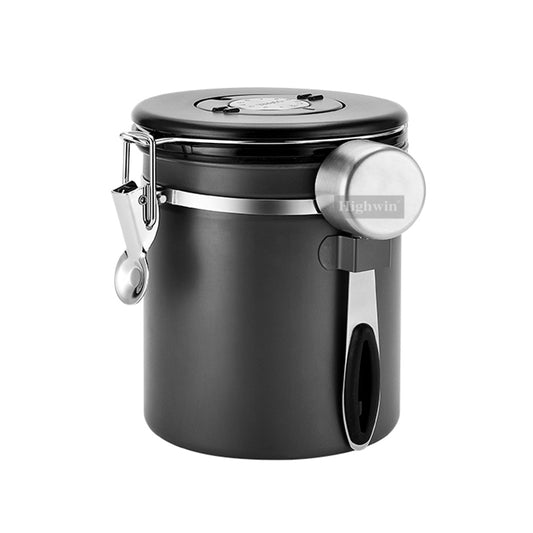 Contenedor Hermético para Café 750 g (Acero Inoxidable) - Café Kiltro cl