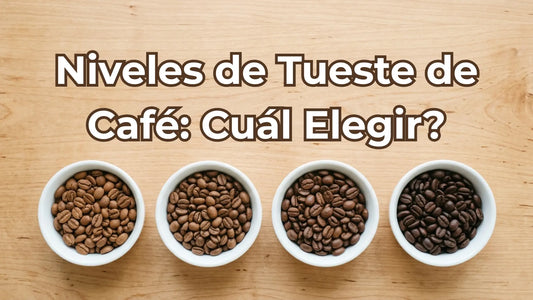 Cuatro niveles de tueste de café de especialidad de claro a oscuro — Café Kiltro Chile
