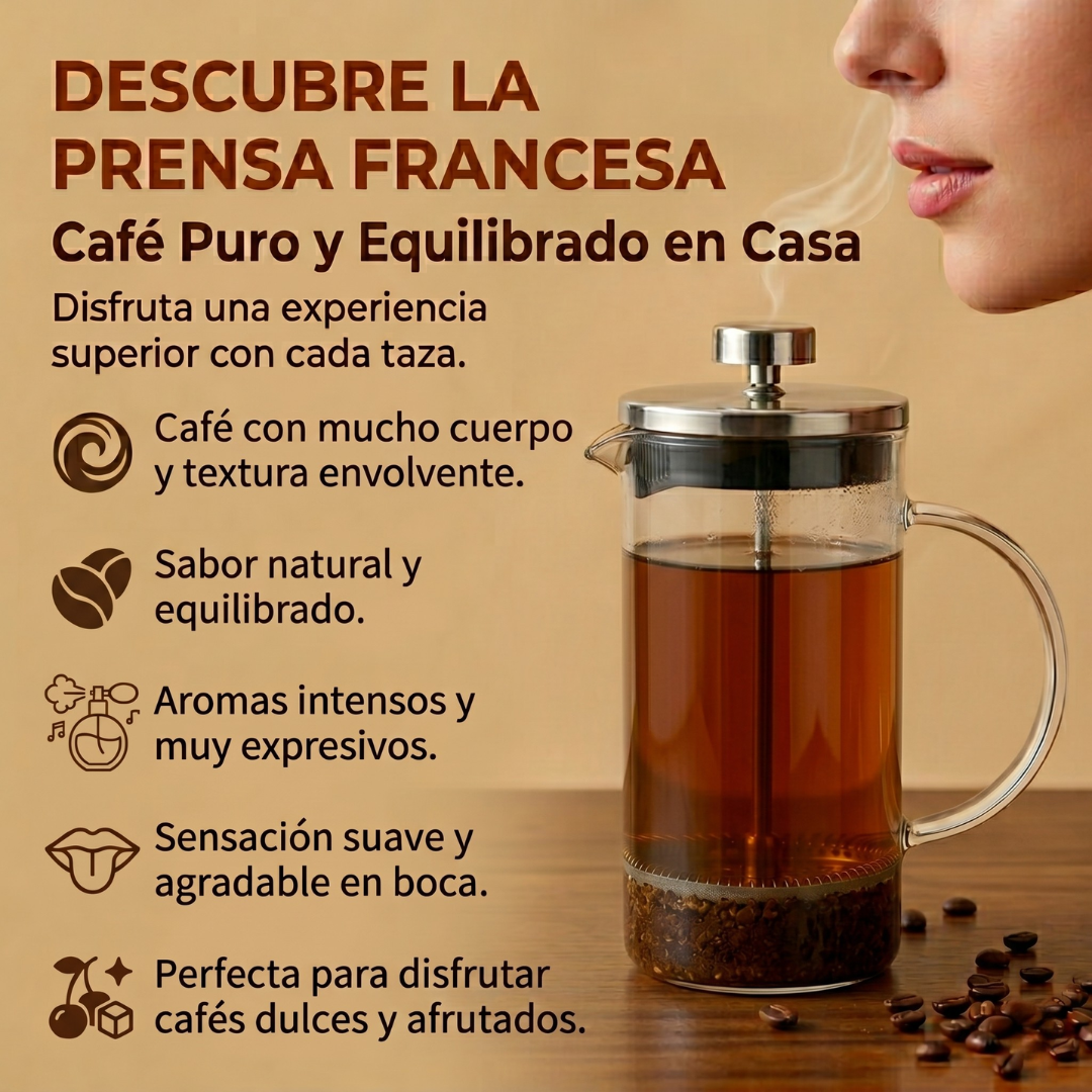 Pack de Iniciación (Prensa Francesa + Pack Degustación + Guía)