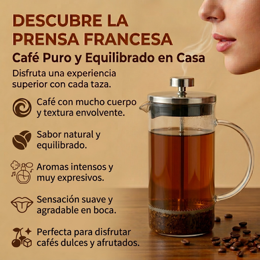 Pack de Iniciación (Prensa Francesa + Pack Degustación + Guía)