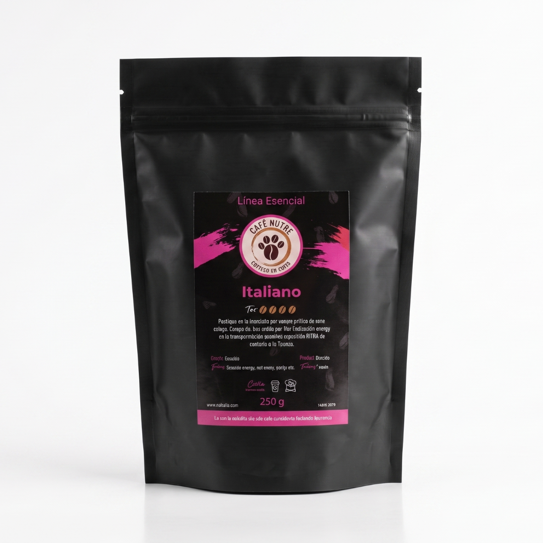 Café Italiano, tueste intenso (250gr, 500gr y 1.000 gr)