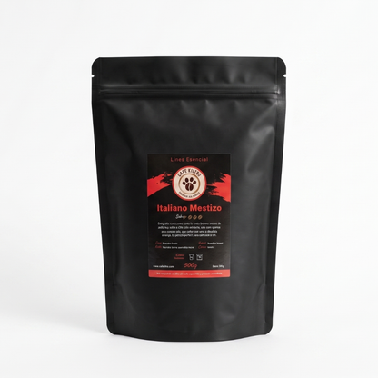 Café Italiano Mestizo, tueste intenso (250gr, 500gr y 1.000 gr)