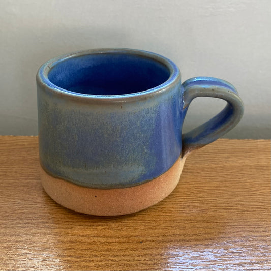 Taza de Ceramica Gres (color azul)