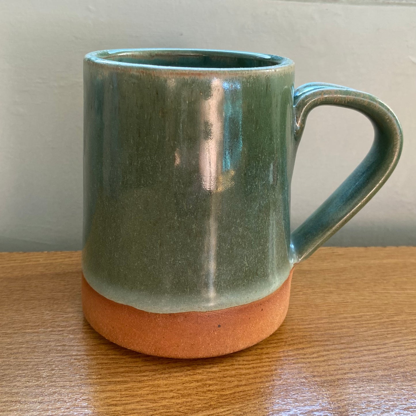 Taza Grande de Ceramica Gres 500 ml (color verde)