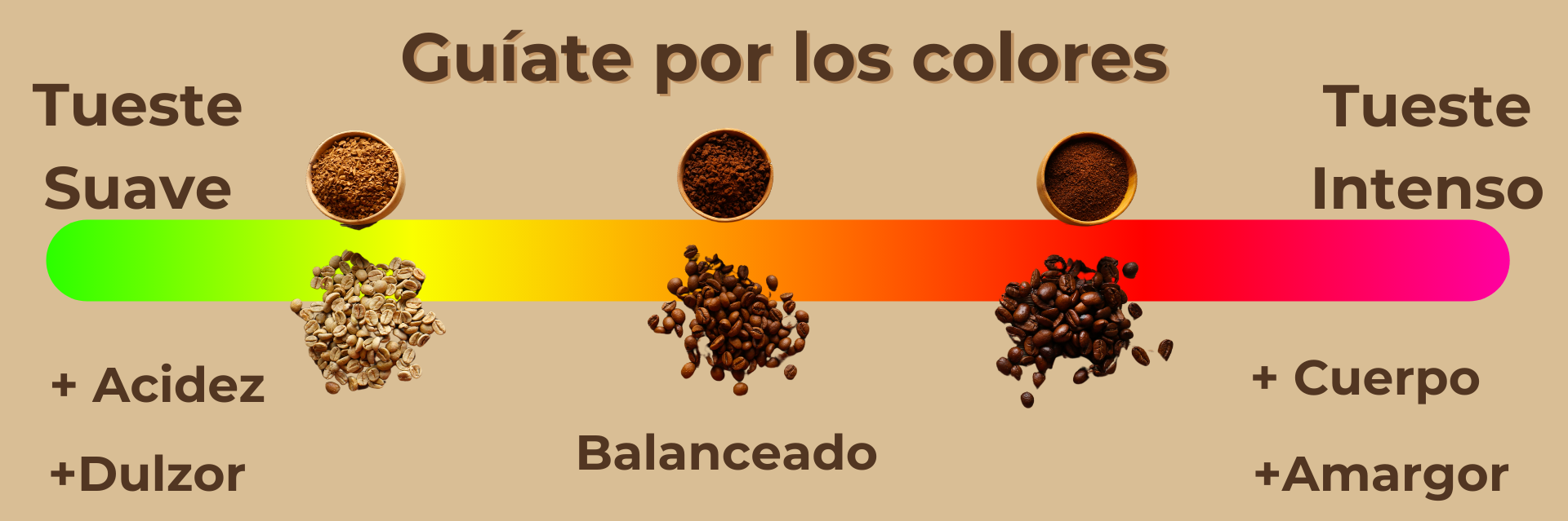Café de Especialidad Amargo, Acido, Dulce, Cuerpo