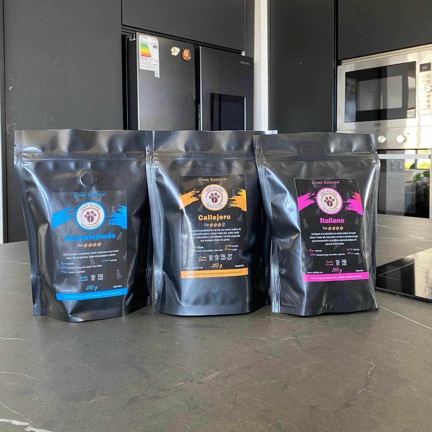 Kiltro Trio: Pack de 3 paquetes de 250 gramos