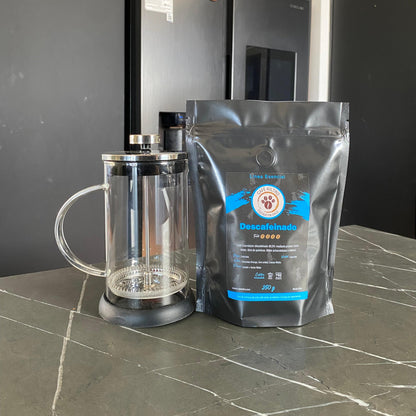 Pack Cafetera Francesa 6 tazas + Café de 250 grs.