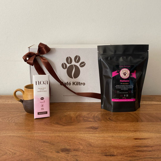 pack 4: cafe 250 + chocolate + taza gres
