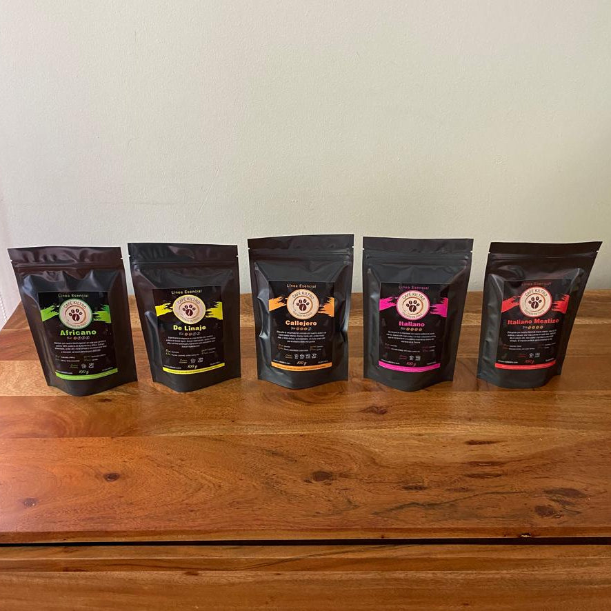 Pack de Degustación XL, 5 paquetes de 100 grs.