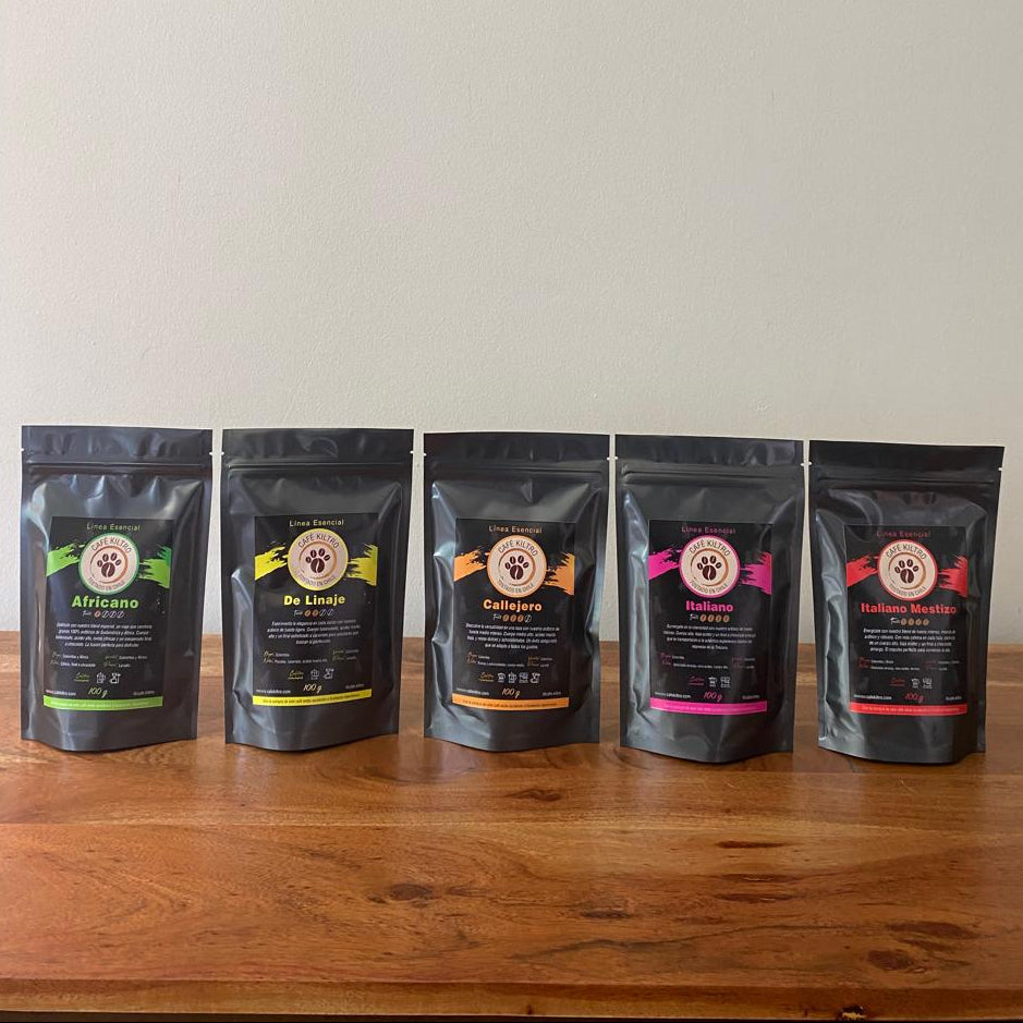 Pack de Degustación XL, 5 paquetes de 100 grs.