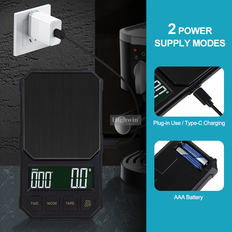 Balanza Portátil Recargable para Café (Profesional) - Café Kiltro cl