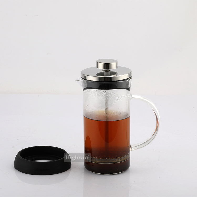 Prensa Francesa de Vidrio 1000 ml (Tapa Metálica) - Café Kiltro cl