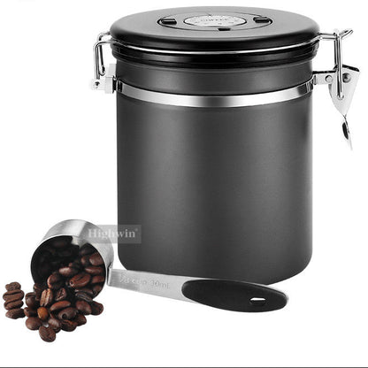 Contenedor Hermético para Café 750 g (Acero Inoxidable) - Café Kiltro cl