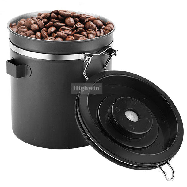 Contenedor Hermético para Café 750 g (Acero Inoxidable) - Café Kiltro cl
