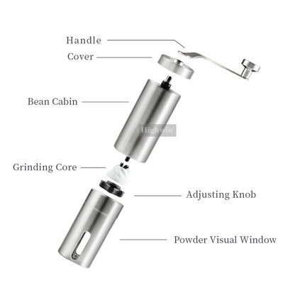 Molinillo Manual con Muelas de Cerámica - Café Kiltro cl
